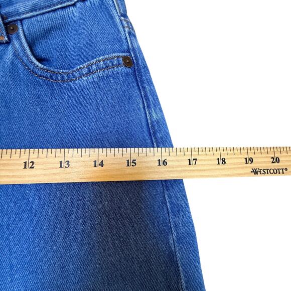 COS Jeans Womens sz 26 Blue Straight Preppy Fall Winter - Picture 6 of 10